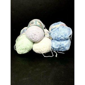 Baby Softee Coordinates Yarn Crochet Knit Pastel